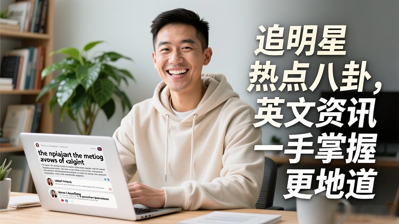追明星热点八卦,英文资讯一手掌握更地道